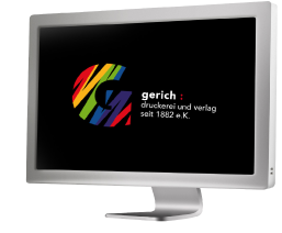 Monitor mit gerich Logo